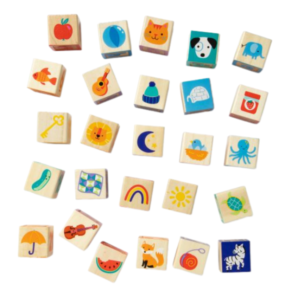 Melissa & Doug Ms. Rachel Wooden Learning Blocks