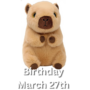 TY Beanie Bellies -Lara the Capybara 15cm (Small)