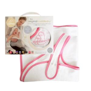 Cuddledry Hands Free Baby Towel - Pink