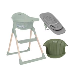 Baby Elegance Mash Highchair Bundle - Sage