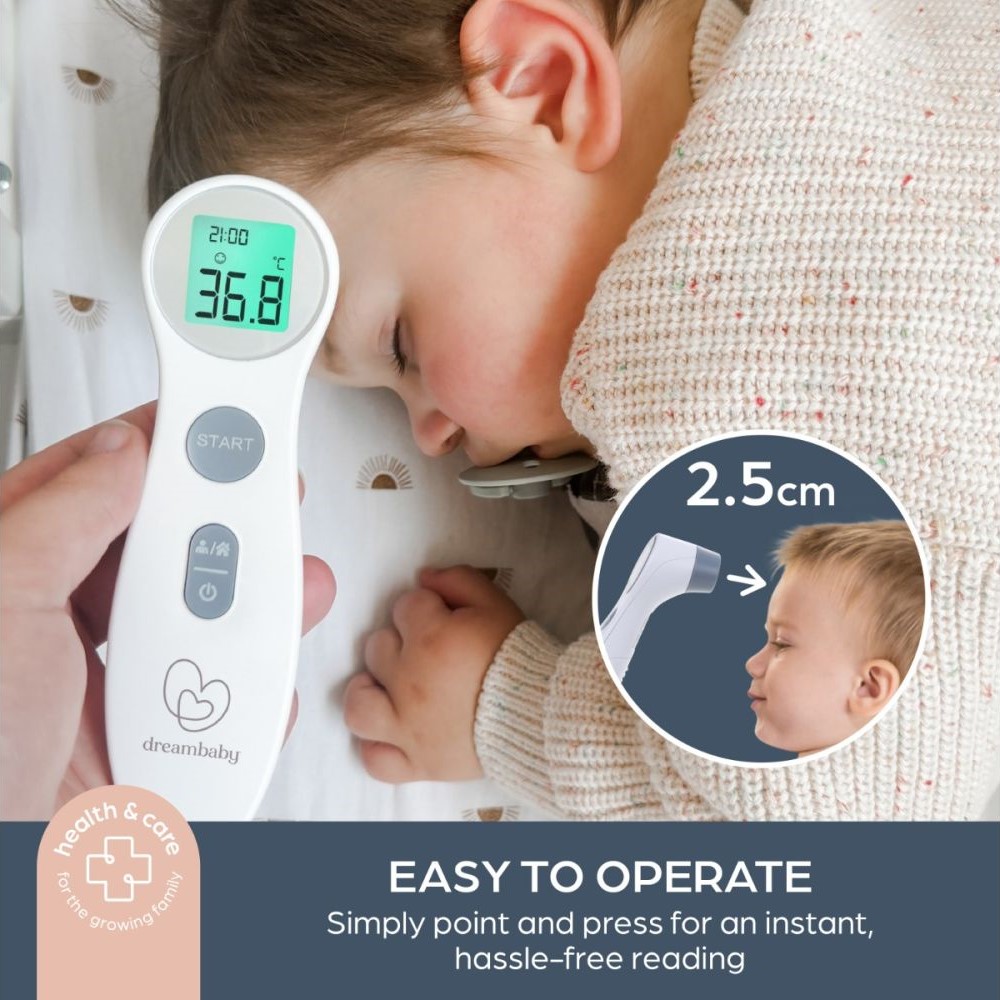 Dreambaby Non-Contact Fever Alert Infrared Forehead Thermometer - Image 3