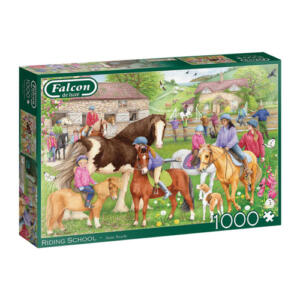 Falcon Riding School 1000 Piece Jigsaw Puzzle