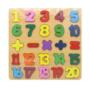 3D Number Wooden Puzzle Board