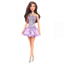 Barbie Fashionistas Doll 234 Barbie Doll WIth Sequin Purple Dress