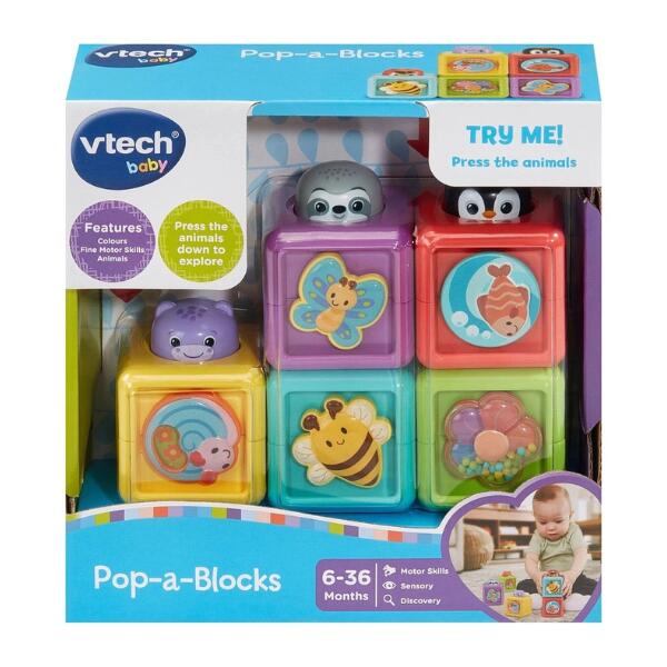 Vtech Baby Pop-a-Blocks Set - Image 2