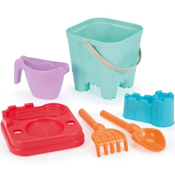 Ecoiffier Castle Bucket With Accessories 18.5cm