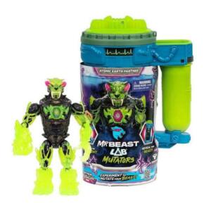 MrBeast Lab Mutators Mutation Chamber Action Figure Atomic Earth Panther