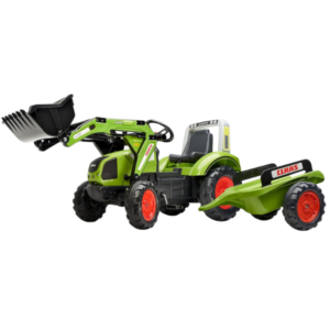 Falk Claas Backhoe Tractor with Trailer