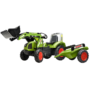 Falk Claas Backhoe Tractor with Trailer