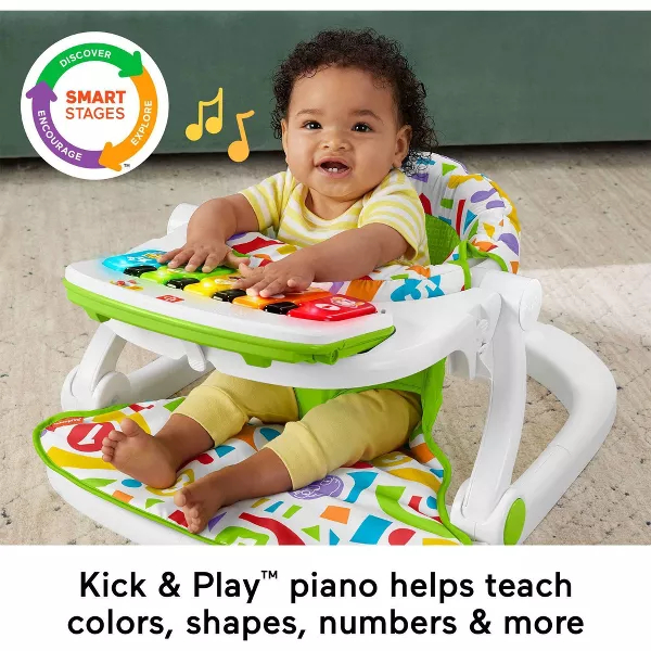 Fisher-Price Kick and Play Deluxe Sit Me Up Infant Seat - Image 5
