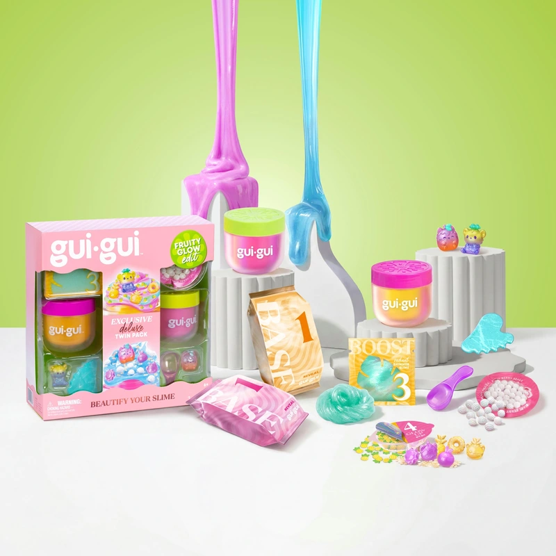 Gui Gui Beautify Your Slime Fruity Glow Deluxe Twin Pack - Image 5