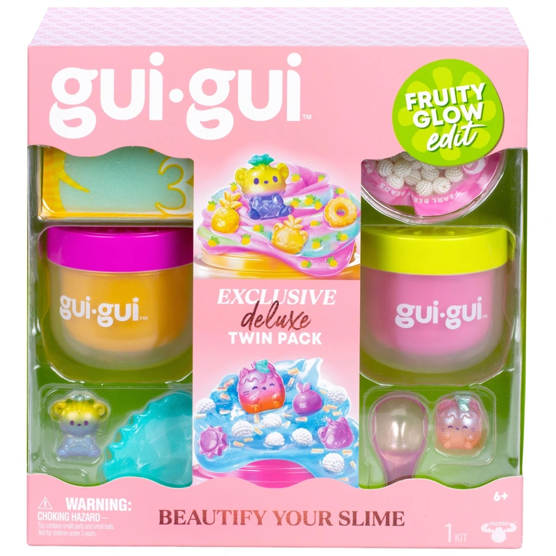 Gui Gui Beautify Your Slime Fruity Glow Deluxe Twin Pack - Image 6