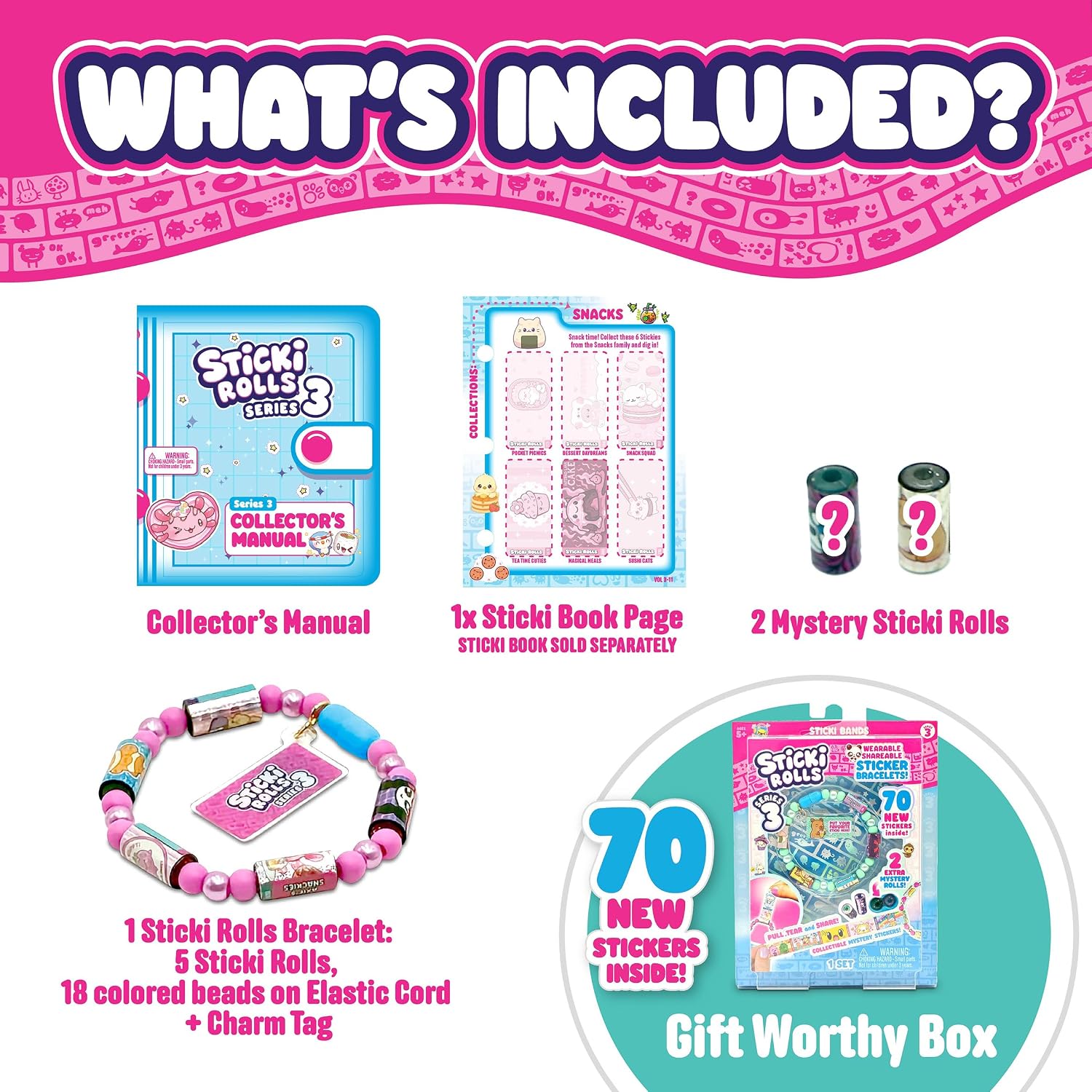Sticki Rolls Sticki Band Single Pack Series 3 - Image 3