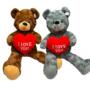 Large I Love You Teddy Bear 90cm Assortment
