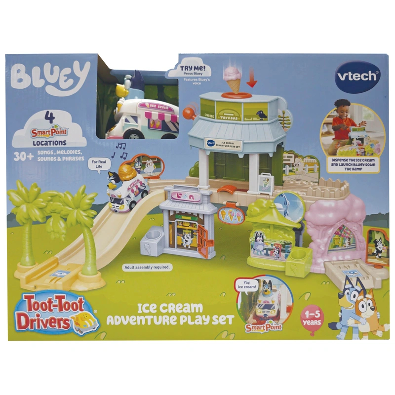 Vtech Bluey Toot Toot Drivers Ice Cream Adventure Set - Image 2
