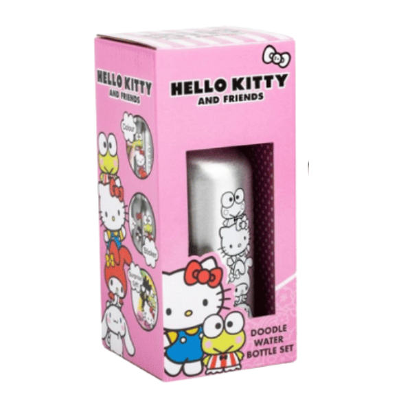 Hello Kitty Doodle Water Bottle Set - Image 2