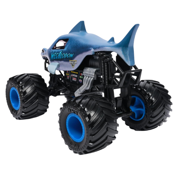 Monster Jam 1:24 Collector Die-Cast Trucks Megalodon - Image 4